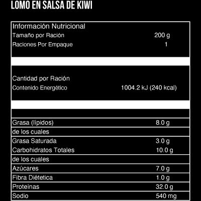 Lomo salsa Kiwi