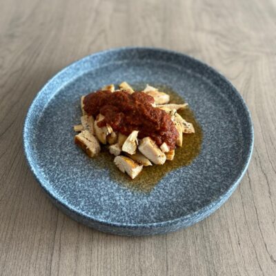 Pollo salsa Morita