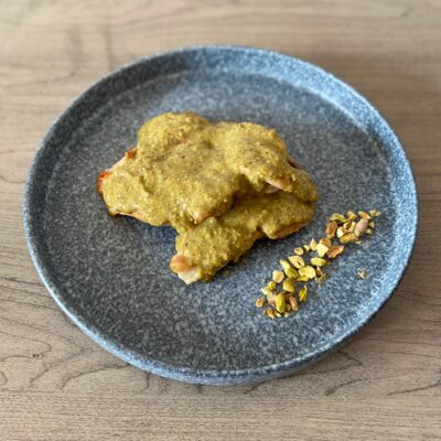 Pollo salsa Pistache